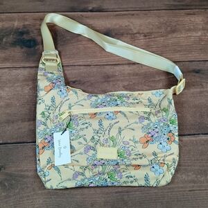 Vera Bradley ReActive Crossbody Sling Women Small Yellow NEW Sunlit Garden 28488